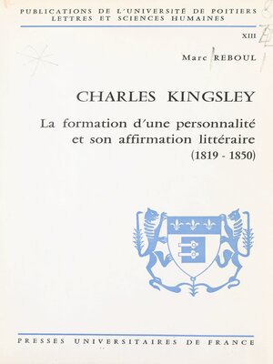 cover image of Charles Kingsley